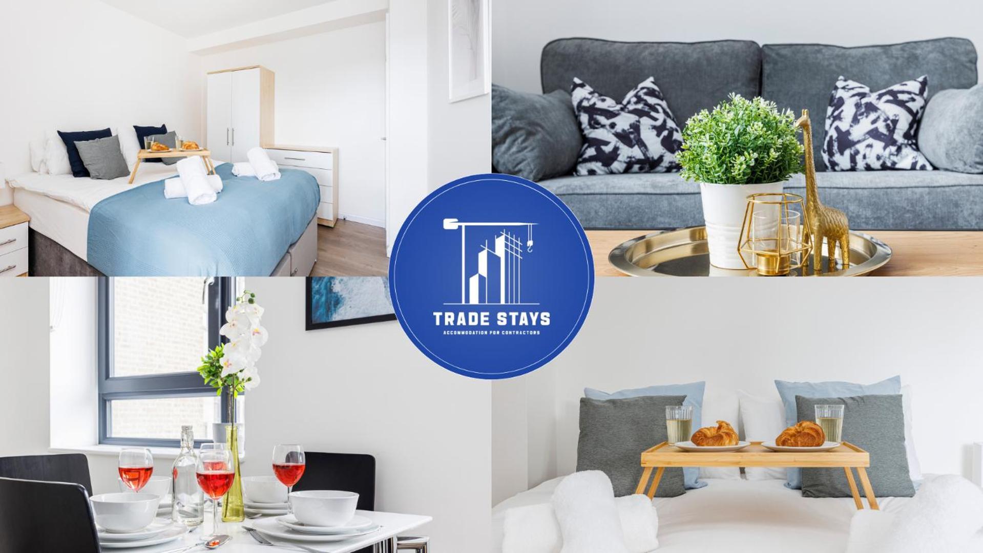 Cresta House - Modern Apartments Лутън Екстериор снимка